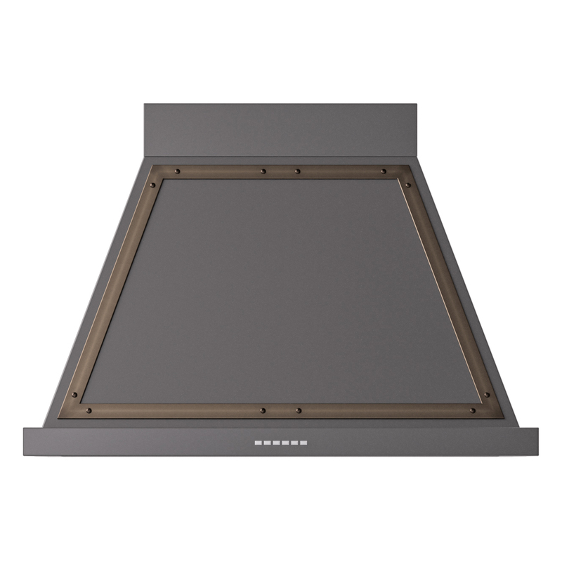 ILVE UANB36MGB Nostalgie Noblesse 36" Range Hood (Graphite Matte, Bronze)