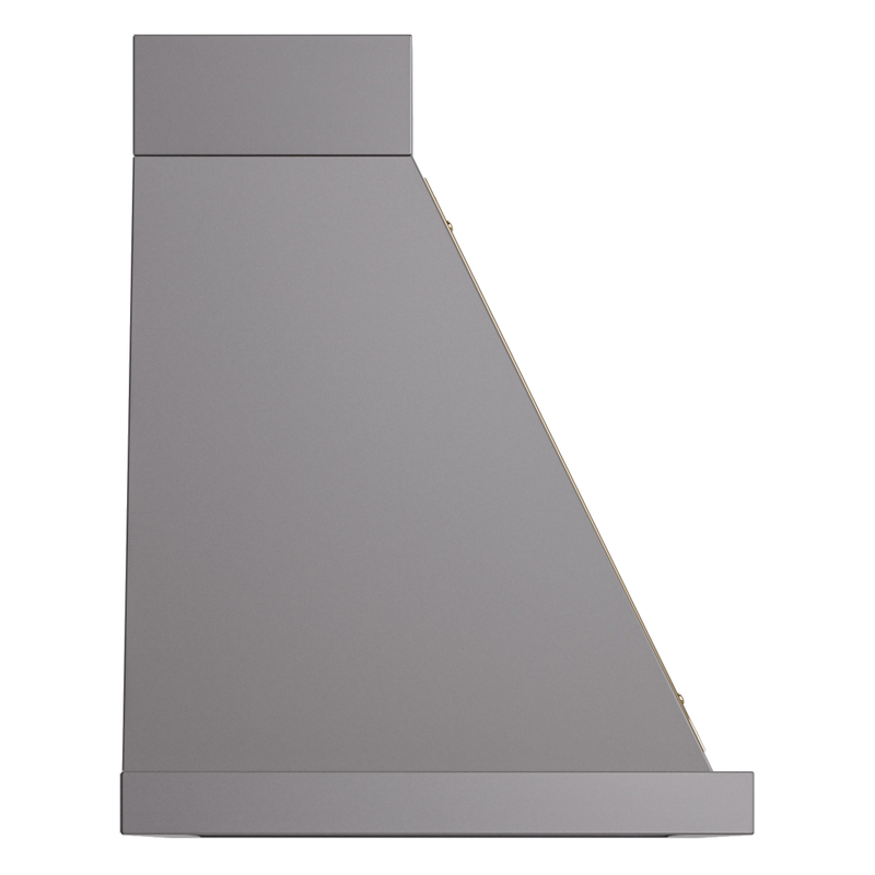 ILVE UANB36MGG Nostalgie Noblesse 36" Range Hood, side view