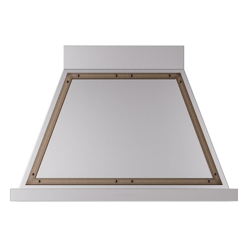 ILVE UANB36SSB Nostalgie Noblesse 36" Range Hood (Stainless Steel, Bronze)