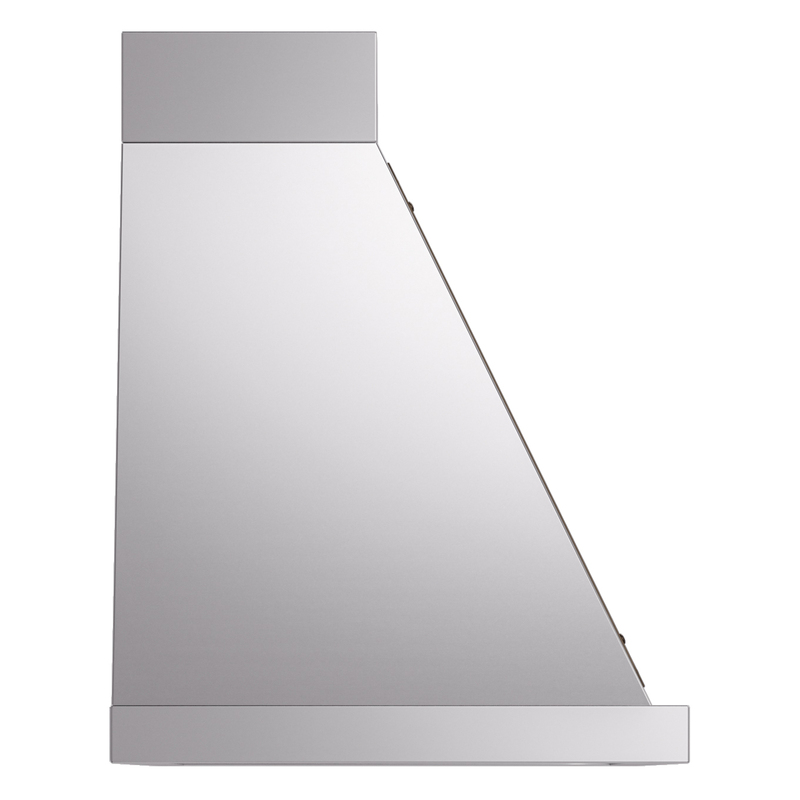 ILVE UANB36SSB Nostalgie Noblesse 36" Range Hood, side view