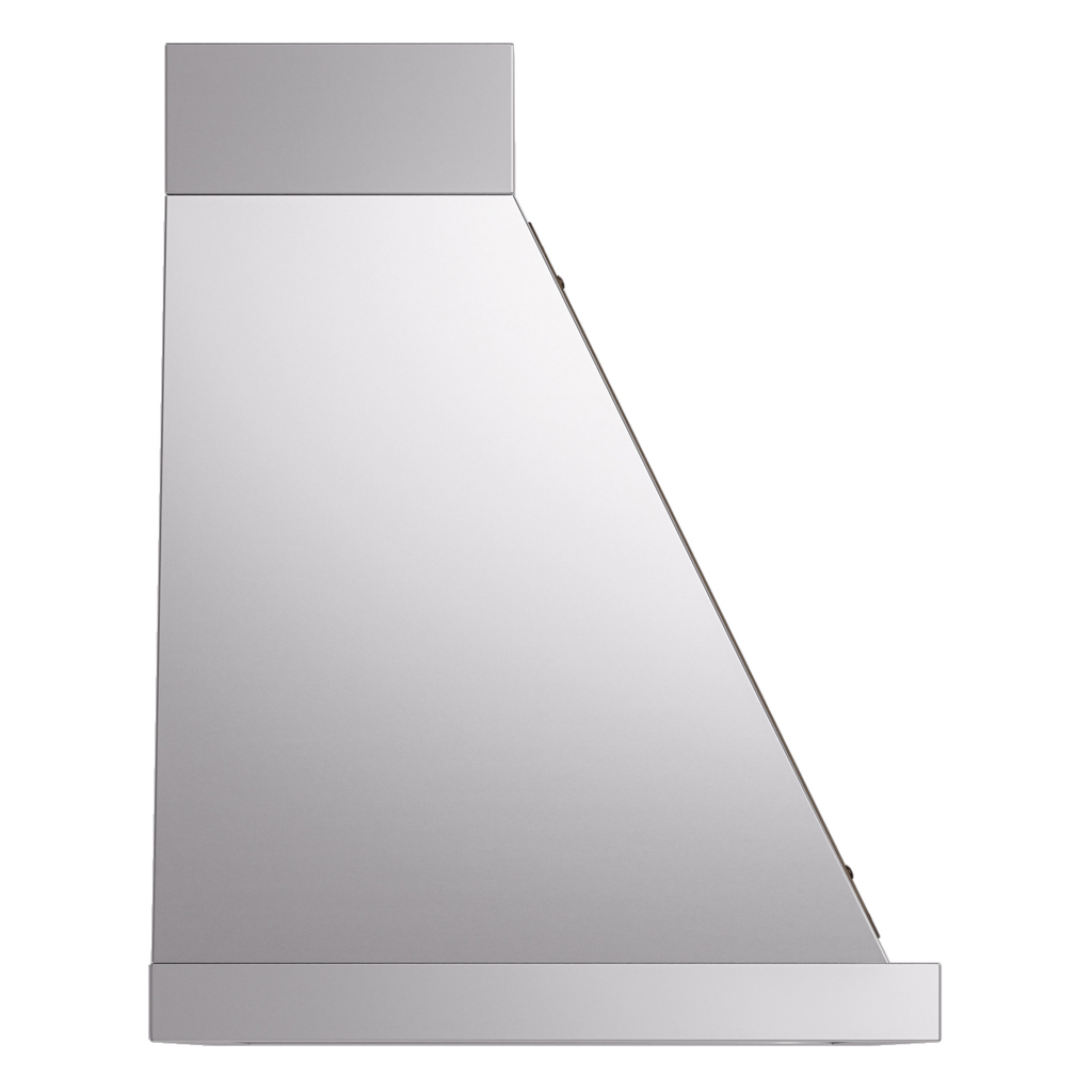 ILVE UANB36SSB Nostalgie Noblesse 36" Range Hood, side view