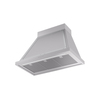 ILVE UANB36SSC Nostalgie Noblesse 36" Range Hood, bottom angled view