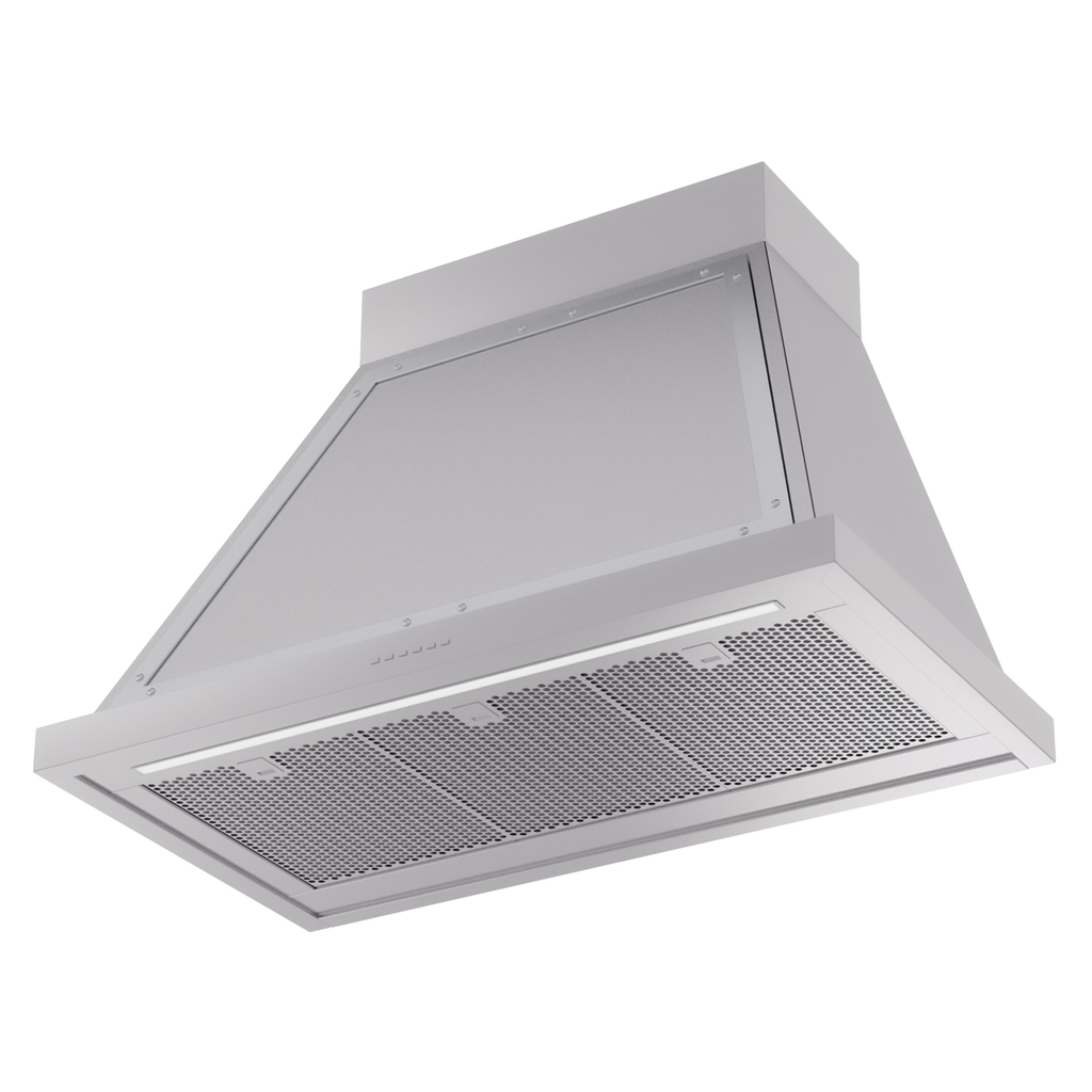 ILVE UANB36SSC Nostalgie Noblesse 36" Range Hood, bottom angled view