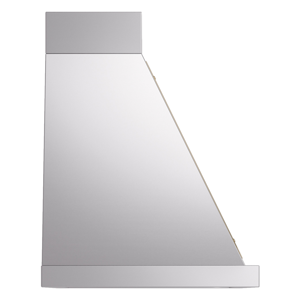 ILVE UANB36SSG Nostalgie Noblesse 36" Range Hood, side view
