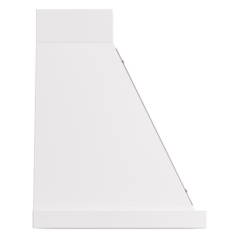 ILVE UANB36WHB Nostalgie Noblesse 36" Range Hood, side view