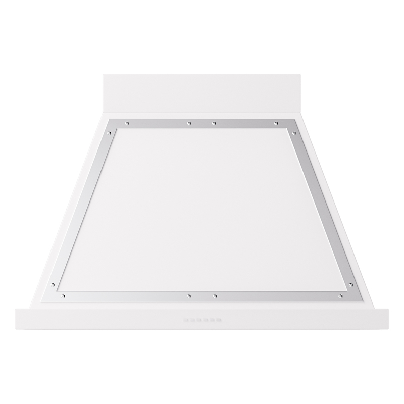 ILVE UANB36WHC Nostalgie Noblesse 36" Range Hood (White, Chrome)