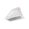 ILVE UANB36WHG Nostalgie Noblesse 36" Range Hood, bottom angled view