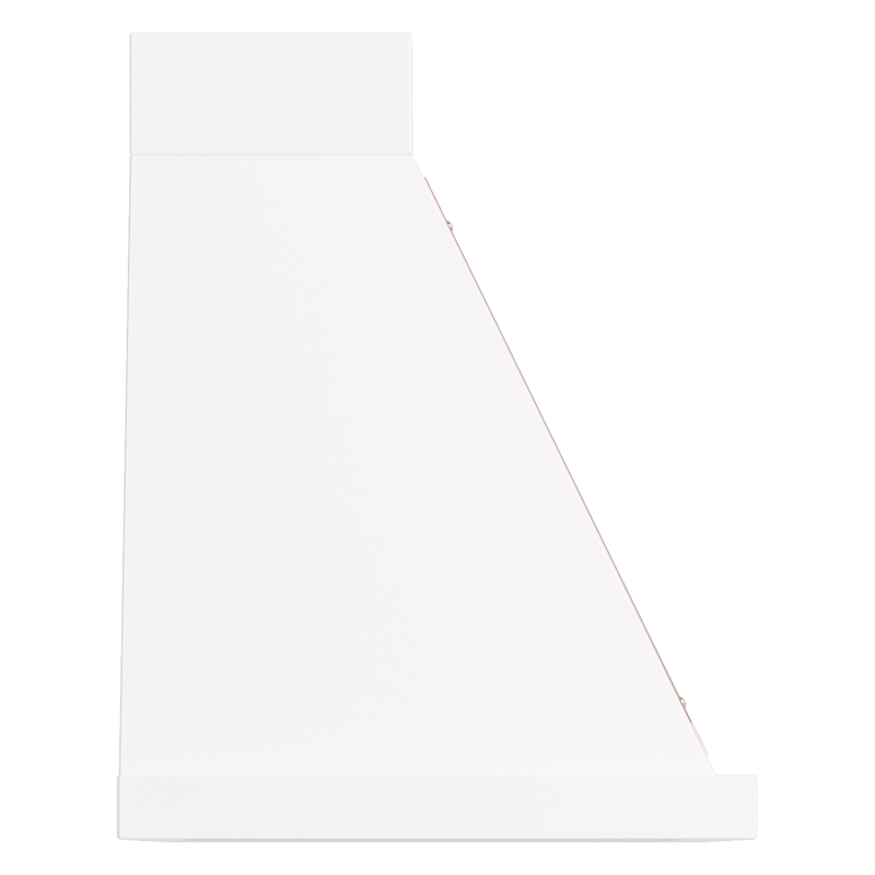 ILVE UANB36WHP Nostalgie Noblesse 36" Range Hood, side view