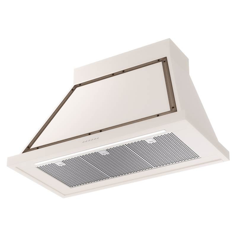 ILVE UANB40AWB Nostalgie Noblesse 40" Range Hood, bottom angled view
