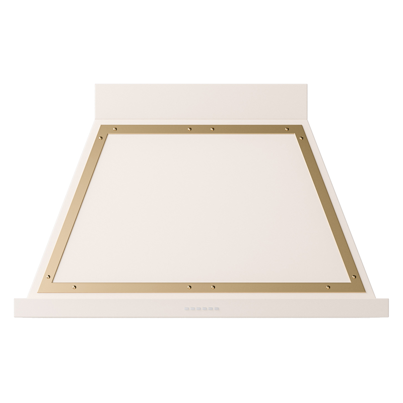 ILVE UANB40AWG Nostalgie Noblesse 40" Range Hood (Antique White, Brass)