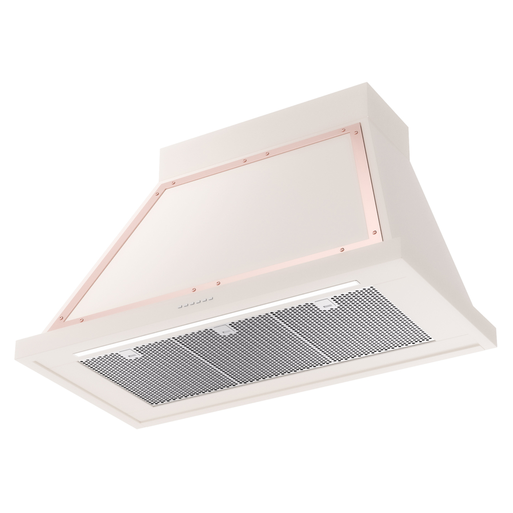 ILVE UANB40AWP Nostalgie Noblesse 40" Range Hood, bottom angled view