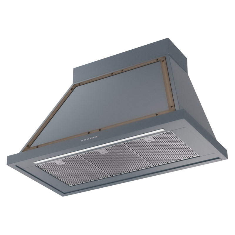 ILVE UANB40BGB Nostalgie Noblesse 40" Range Hood, bottom angled view
