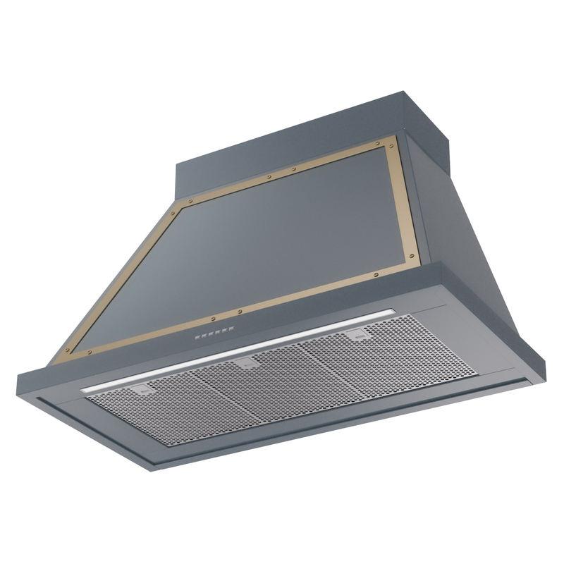 ILVE UANB40BGG Nostalgie Noblesse 40" Range Hood, bottom angled view