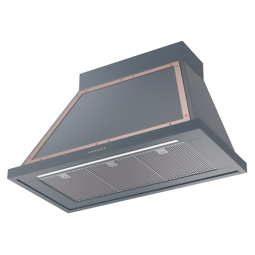 ILVE UANB40BGP Nostalgie Noblesse 40" Range Hood, bottom angled view