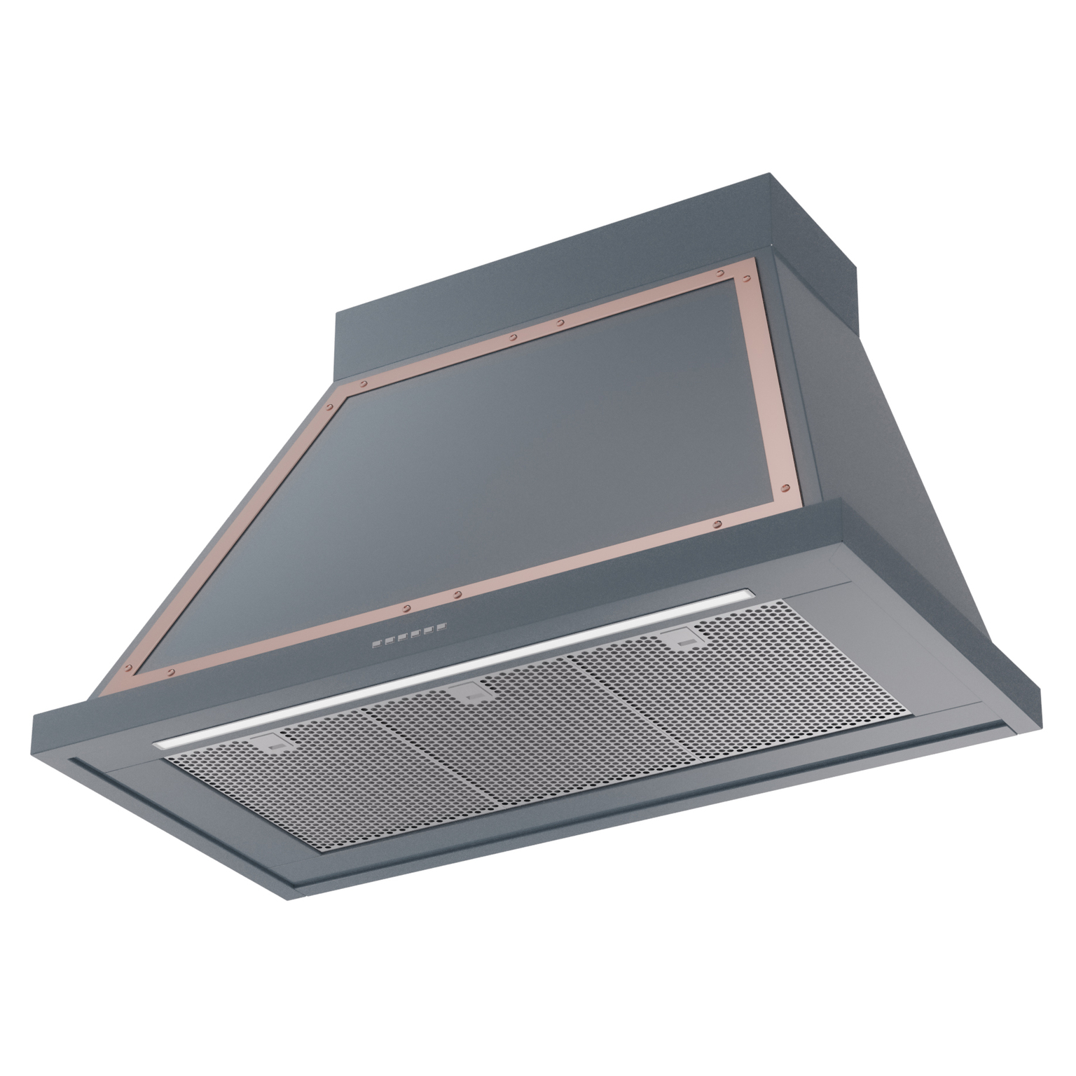 ILVE UANB40BGP Nostalgie Noblesse 40" Range Hood, bottom angled view