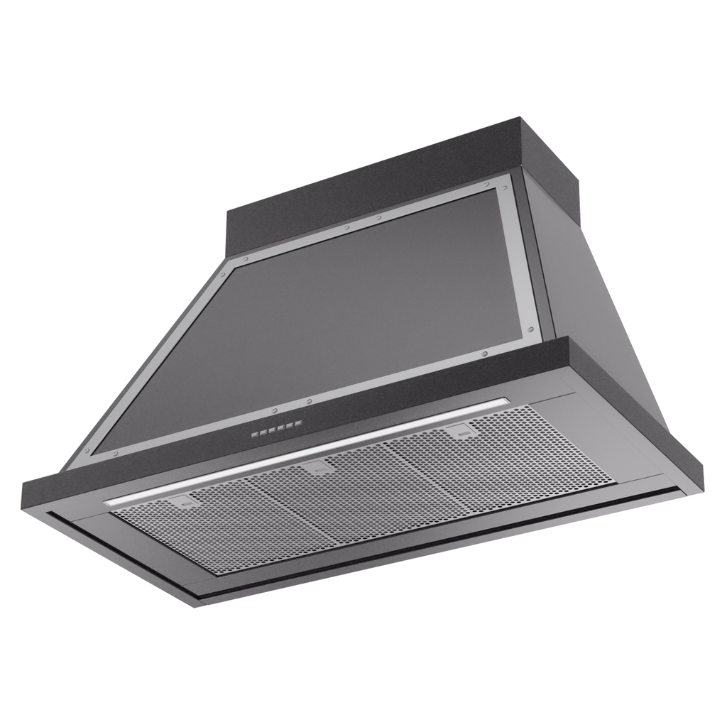 ILVE UANB40BKC Nostalgie Noblesse 40" Range Hood, bottom angled view
