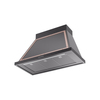 ILVE UANB40BKP Nostalgie Noblesse 40" Range Hood, bottom angled view