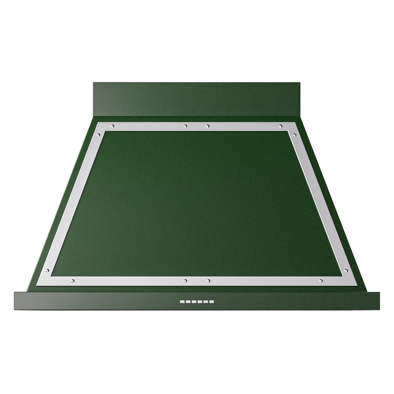 ILVE UANB40EGC Nostalgie Noblesse 40" Range Hood (Emerald Green, Chrome)