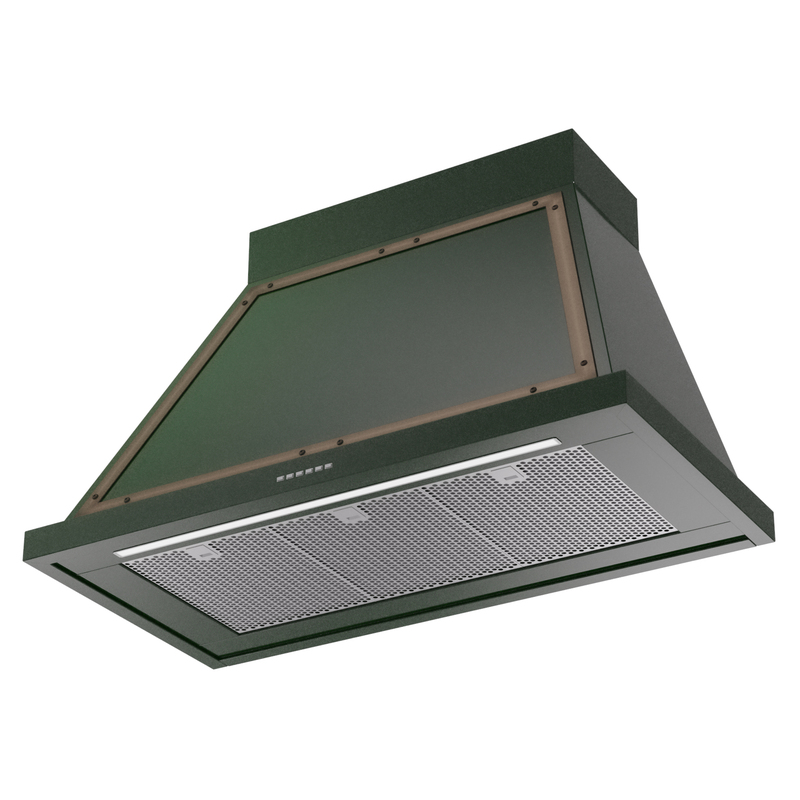 ILVE UANB40EGC Nostalgie Noblesse 40" Range Hood, bottom angled view