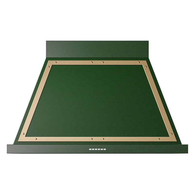 ILVE UANB40EGG Nostalgie Noblesse 40" Range Hood (Emerald Green, Brass)