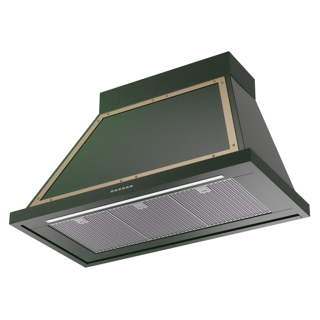 ILVE UANB40EGG Nostalgie Noblesse 40" Range Hood, bottom angled view