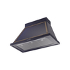 ILVE UANB40MBB Nostalgie Noblesse 40" Range Hood, bottom angled view