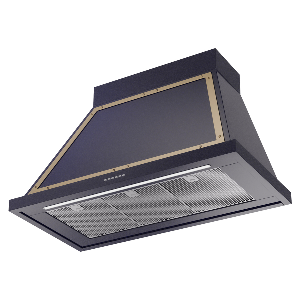 ILVE UANB40MBG Nostalgie Noblesse 40" Range Hood, bottom angled view