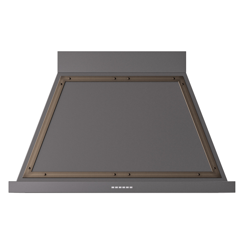 ILVE UANB40MGB Nostalgie Noblesse 40" Range Hood (Graphite Matte, Bronze)