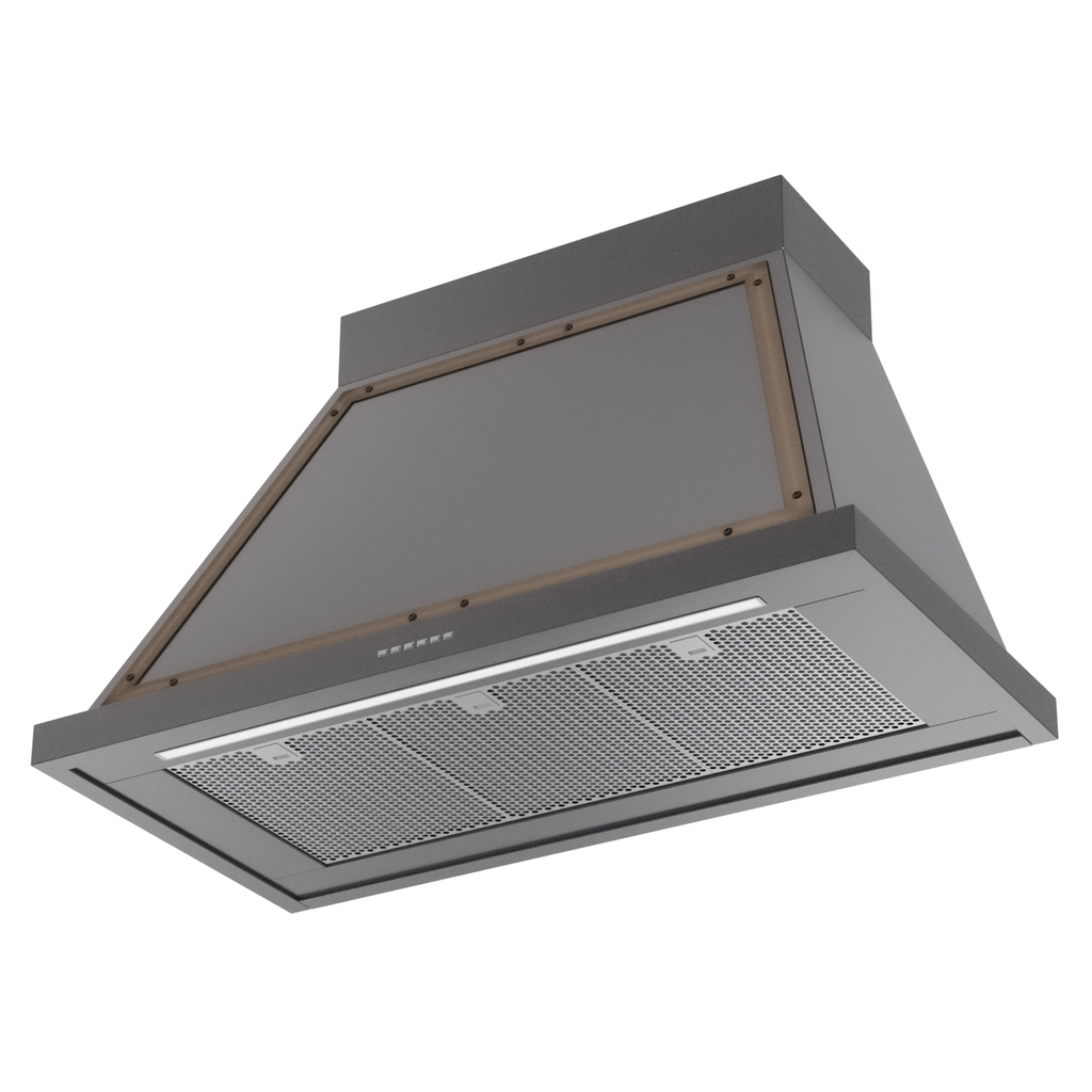 ILVE UANB40MGB Nostalgie Noblesse 40" Range Hood, bottom angled view