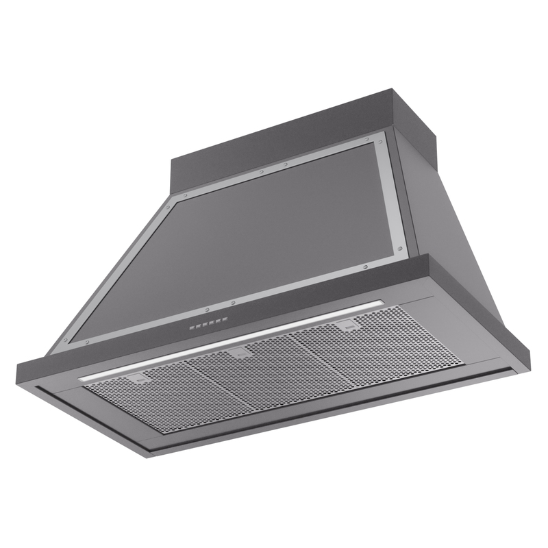 ILVE UANB40MGC Nostalgie Noblesse 40" Range Hood, bottom angled view