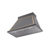 ILVE UANB40MGG Nostalgie Noblesse 40" Range Hood, bottom angled view