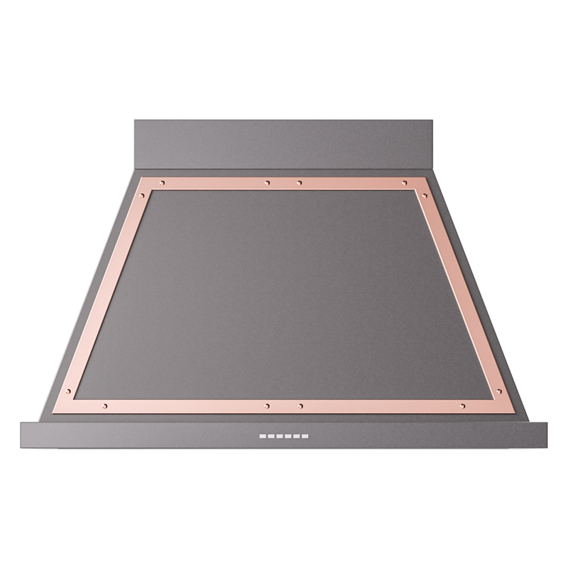 ILVE UANB40MGP Nostalgie Noblesse 40" Range Hood (Graphite Matte, Copper)