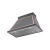 ILVE UANB40MGP Nostalgie Noblesse 40" Range Hood, bottom angled view