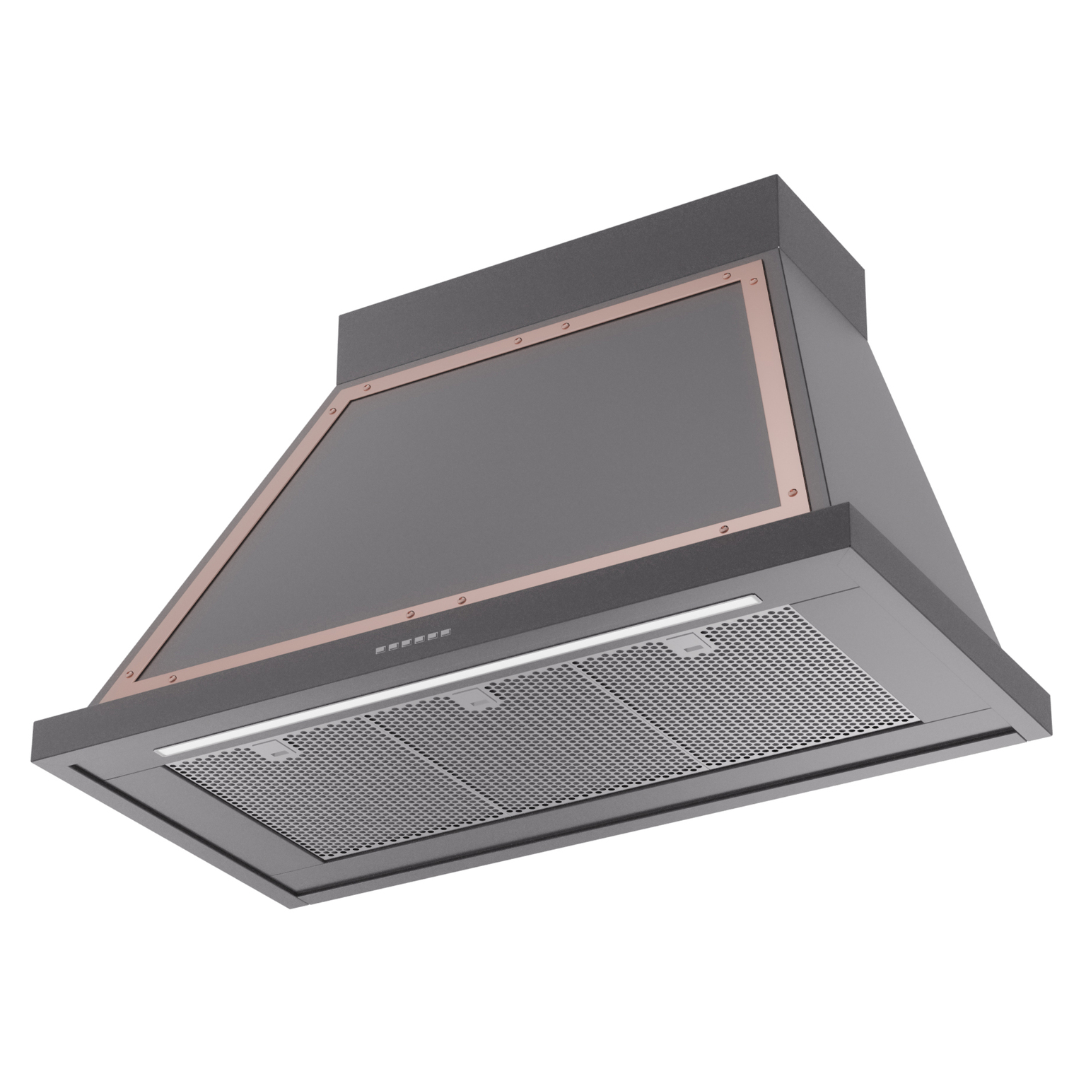 ILVE UANB40MGP Nostalgie Noblesse 40" Range Hood, bottom angled view