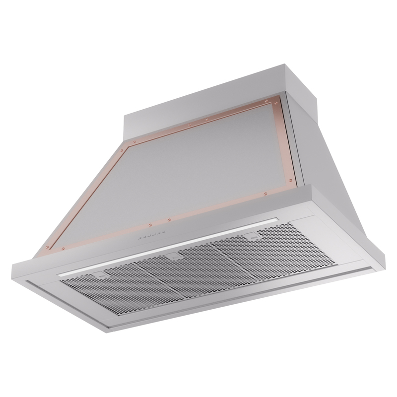 ILVE UANB40SSP Nostalgie Noblesse 40" Range Hood, bottom angled view