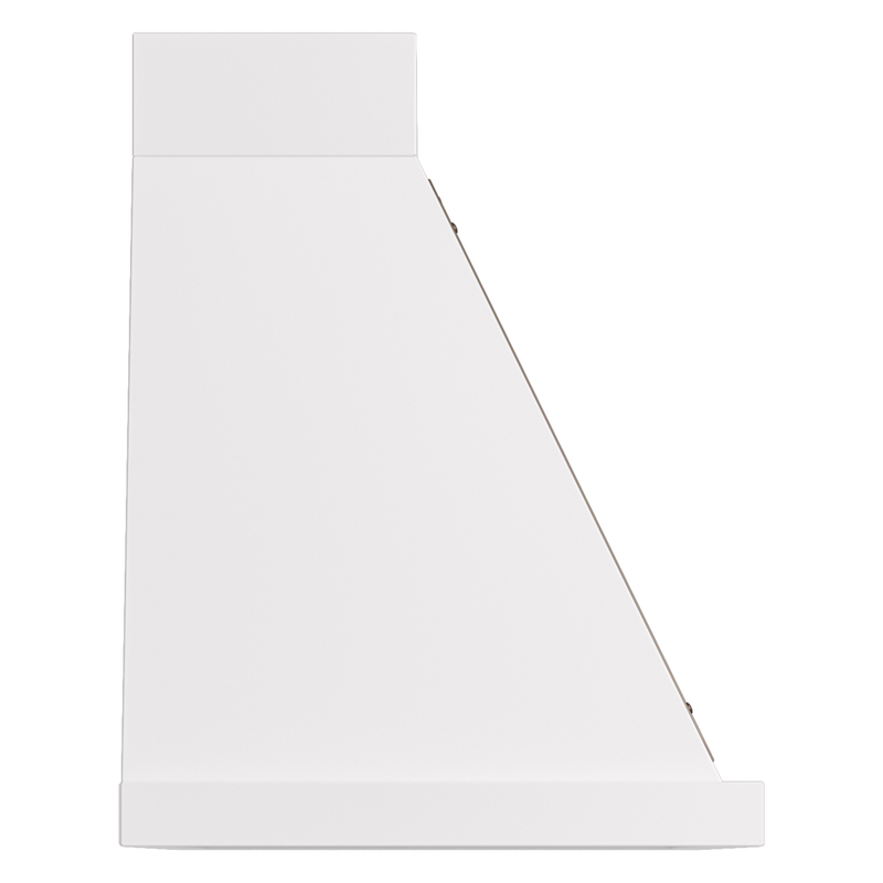ILVE UANB40WHB Nostalgie Noblesse 40" Range Hood, side view