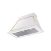 ILVE UANB40WHG Nostalgie Noblesse 40" Range Hood, bottom angled view