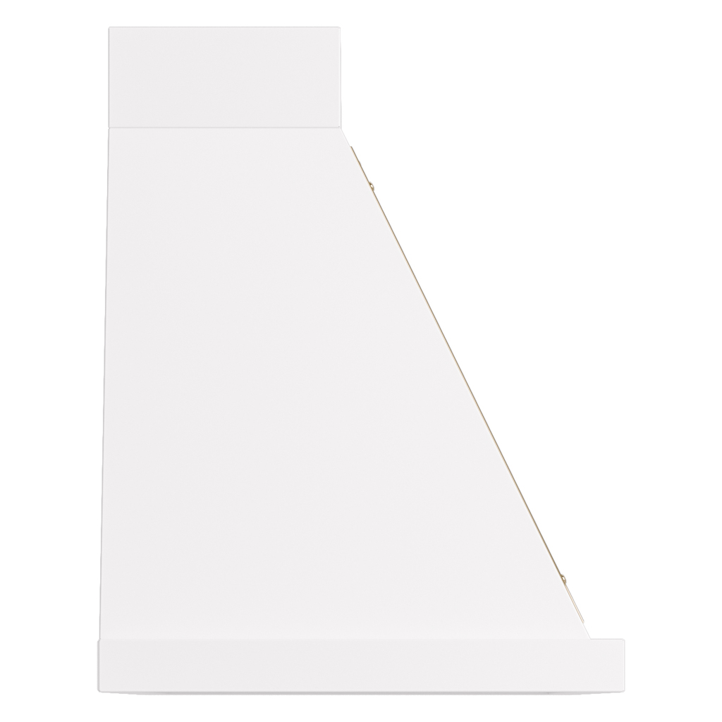 ILVE UANB40WHG Nostalgie Noblesse 40" Range Hood, side view