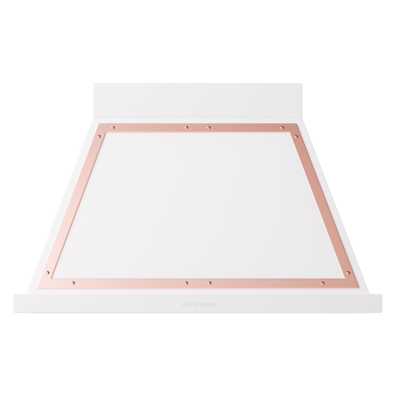 ILVE UANB40WHP Nostalgie Noblesse 40" Range Hood (White, Copper)