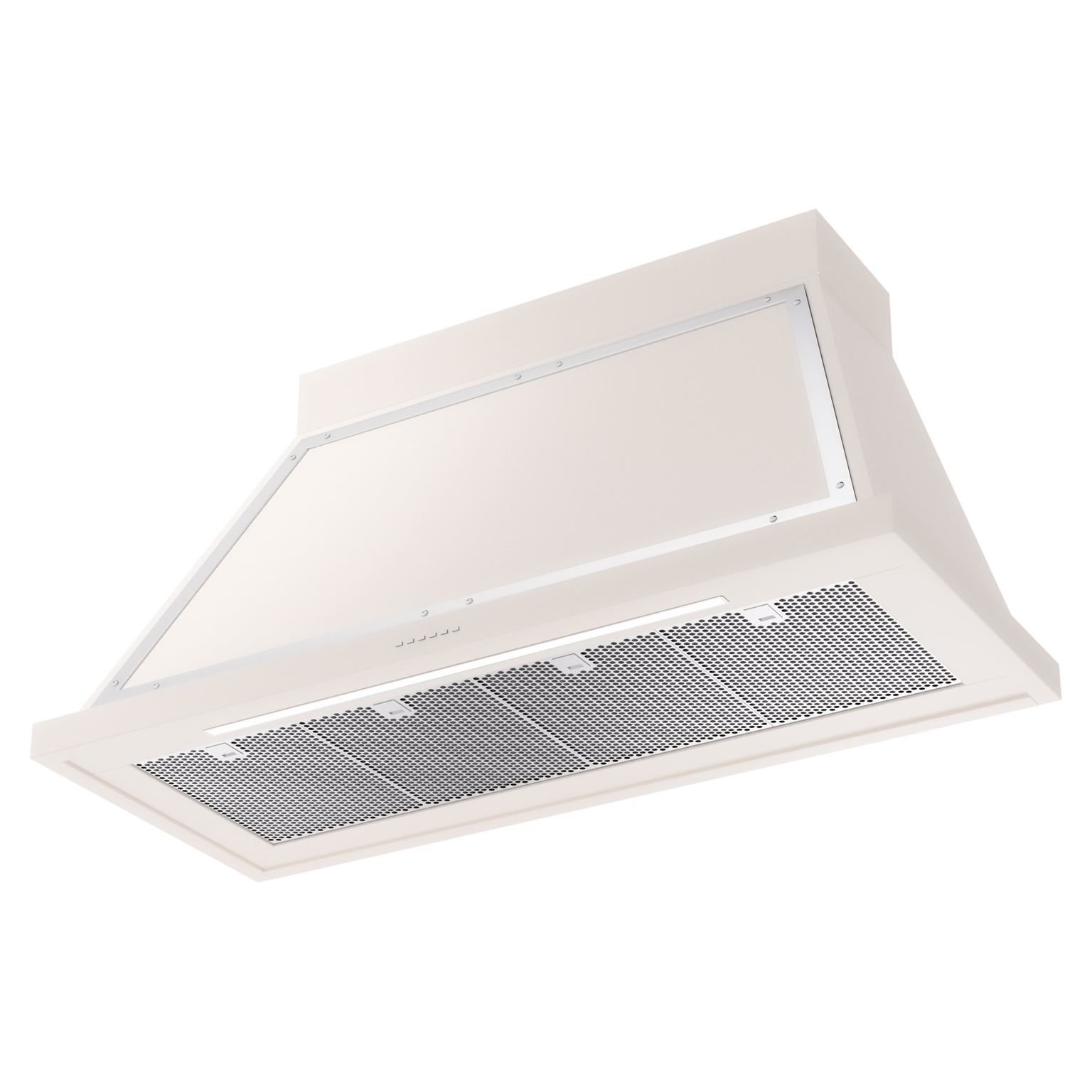 ILVE UANB48AWC Nostalgie Noblesse 48" Range Hood, bottom angled view