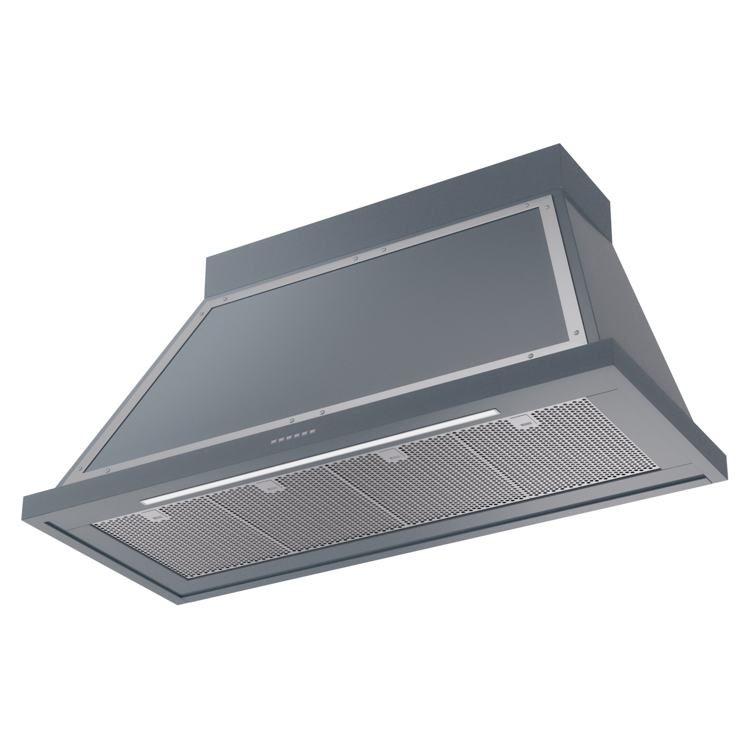 ILVE UANB48BGC Nostalgie Noblesse 48" Range Hood, bottom angled view