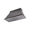 ILVE UANB48BKB Nostalgie Noblesse 48" Range Hood, bottom angled view