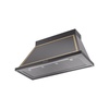 ILVE UANB48BKG Nostalgie Noblesse 48" Range Hood, bottom angled view