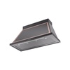 ILVE UANB48BKP Nostalgie Noblesse 48" Range Hood, bottom angled view