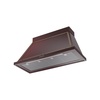 ILVE UANB48BUB Nostalgie Noblesse 48" Range Hood, bottom angled view