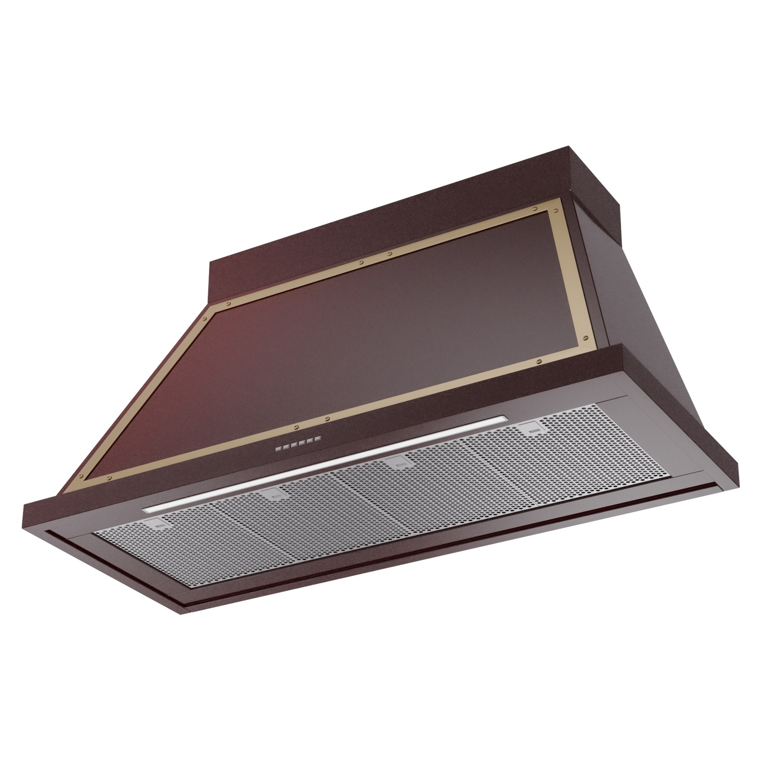 ILVE UANB48BUG Nostalgie Noblesse 48" Range Hood, bottom angled view