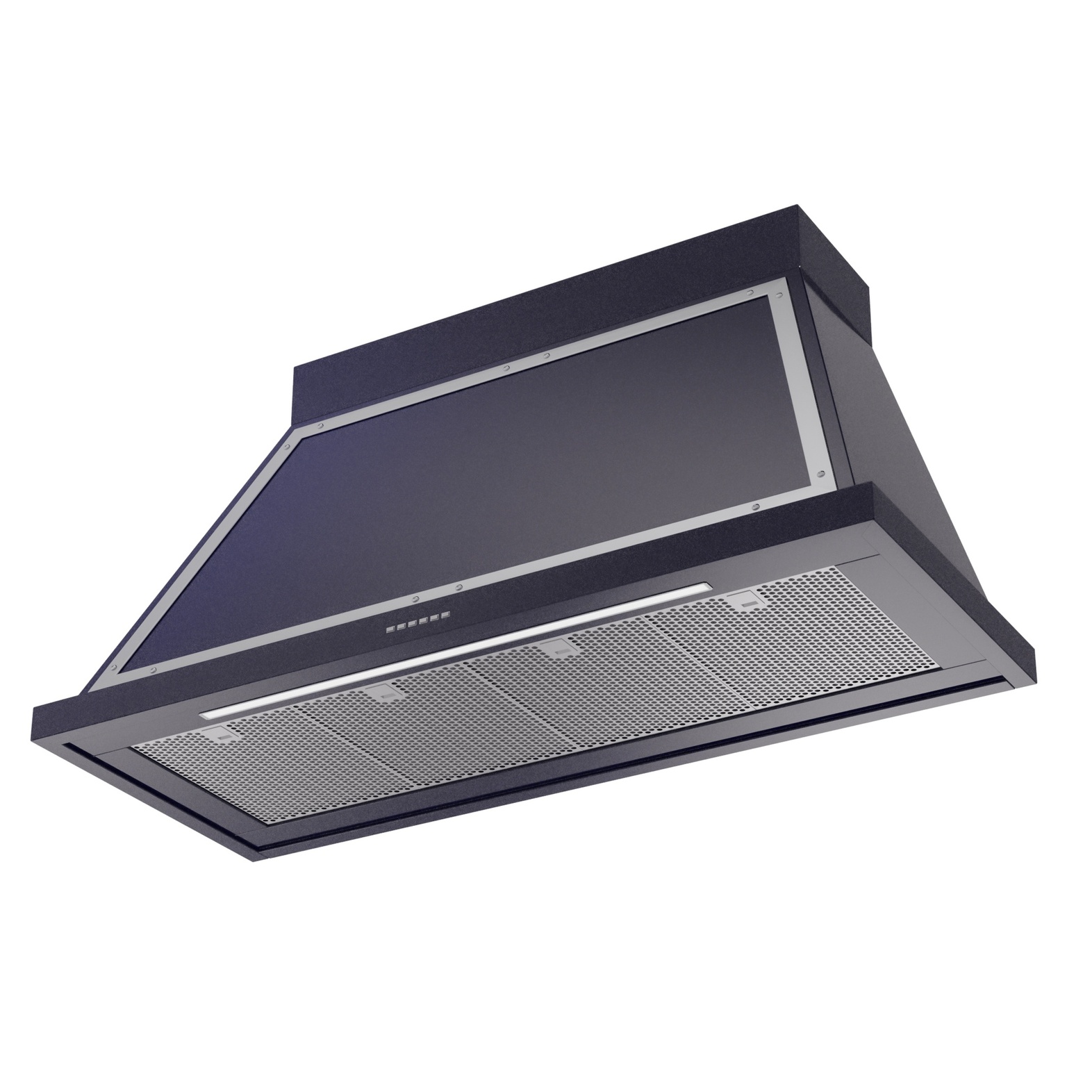 ILVE UANB48MBC Nostalgie Noblesse 48" Range Hood, bottom angled view