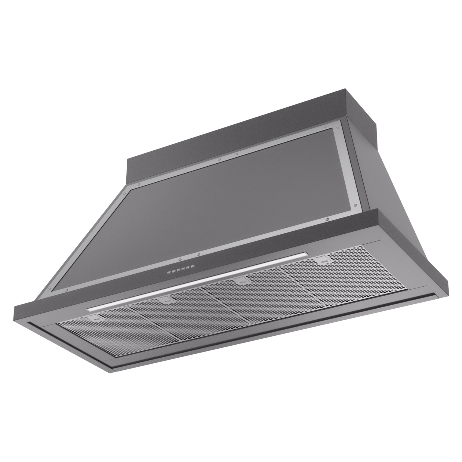ILVE UANB48MGC Nostalgie Noblesse 48" Range Hood, bottom angled view