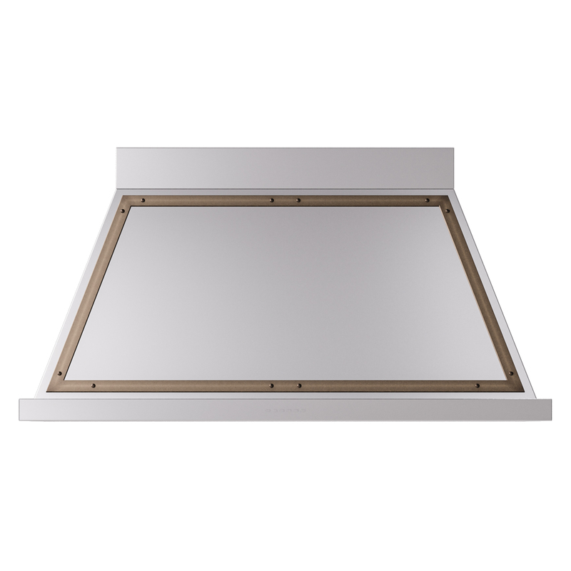 ILVE UANB48SSB Nostalgie Noblesse 48" Range Hood (Stainless Steel, Bronze)