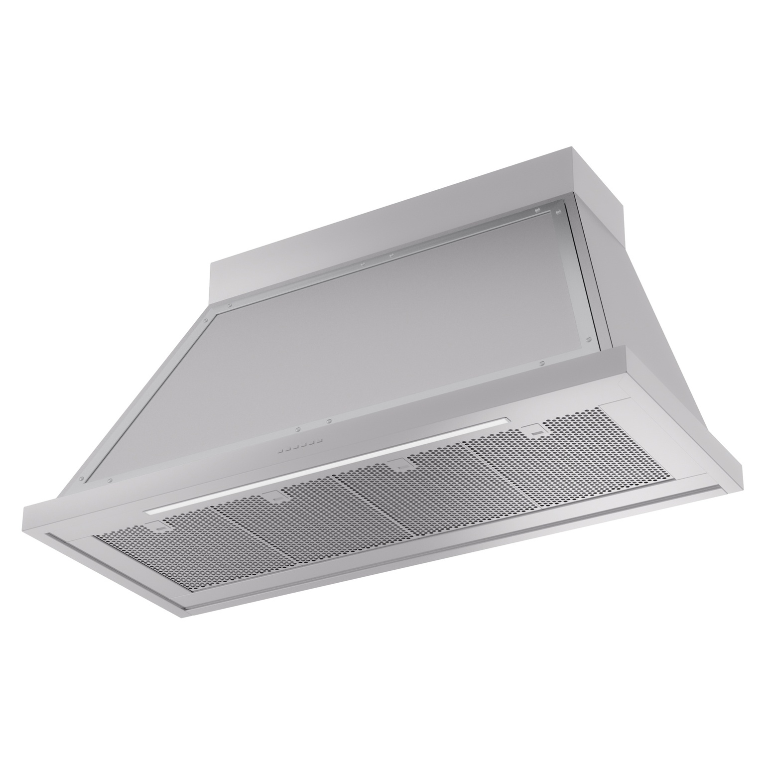 ILVE UANB48SSC Nostalgie Noblesse 48" Range Hood, bottom angled view